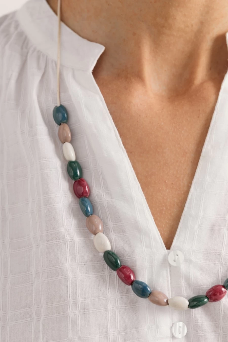 Seasalt Cornwall Women's Ellick Beaded Necklace - Handcrafted Bohemian Jewelry