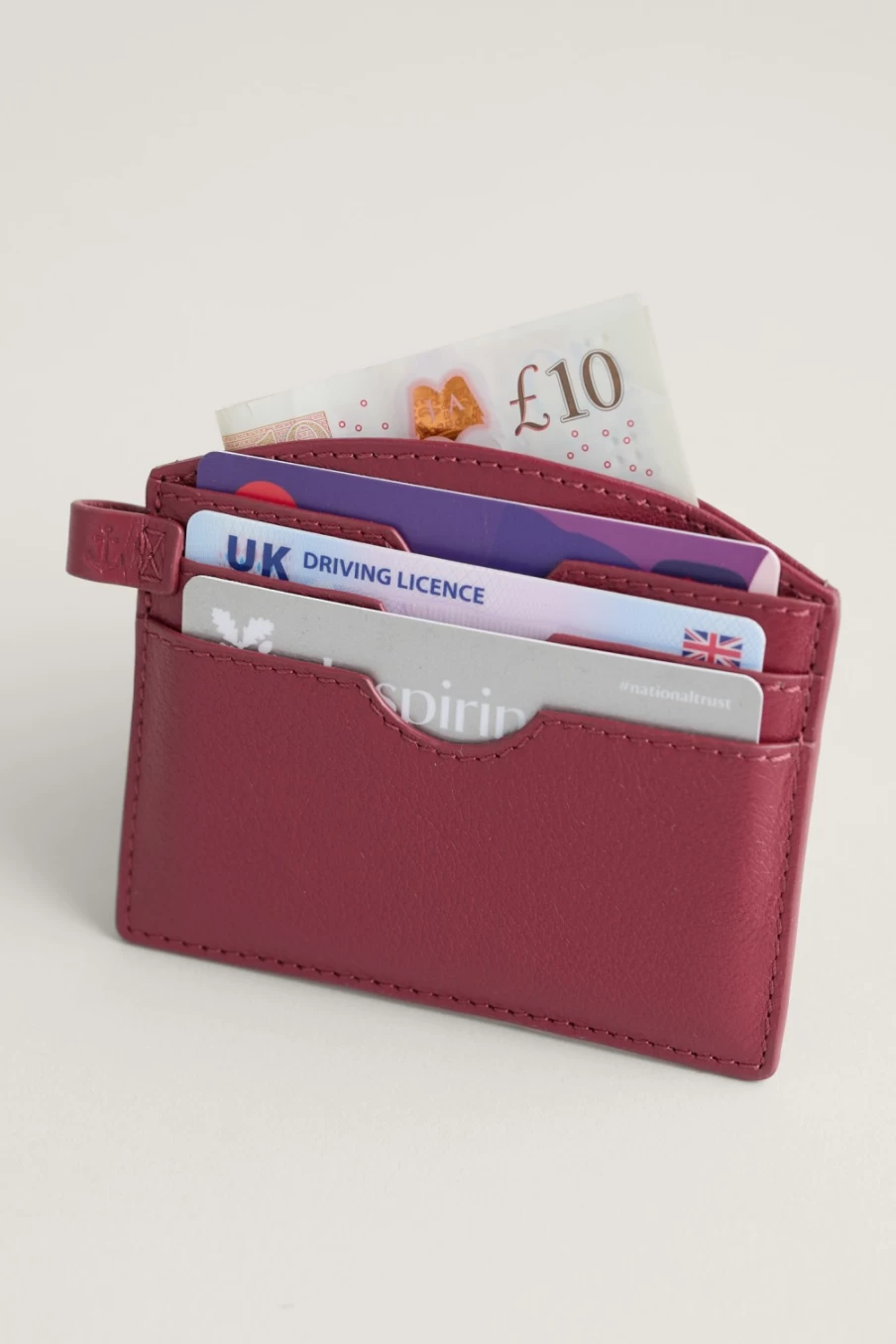 Seasalt Cornwall Women's Carnelloe Genuine Leather Card Holder - Slim RFID Blocking Wallet