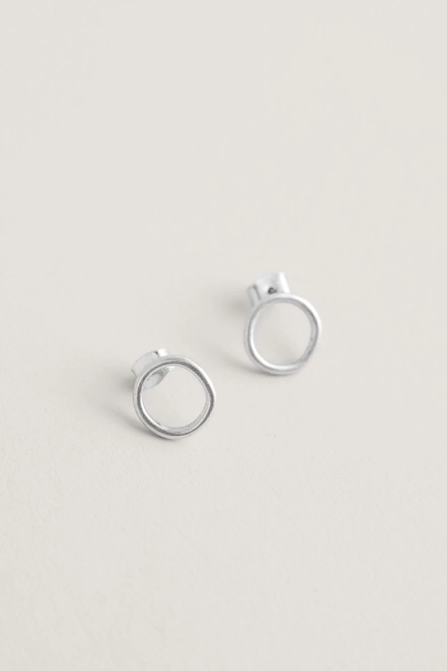 Seasalt Cornwall Viola Silver Little Fisher Stud Earrings for Women