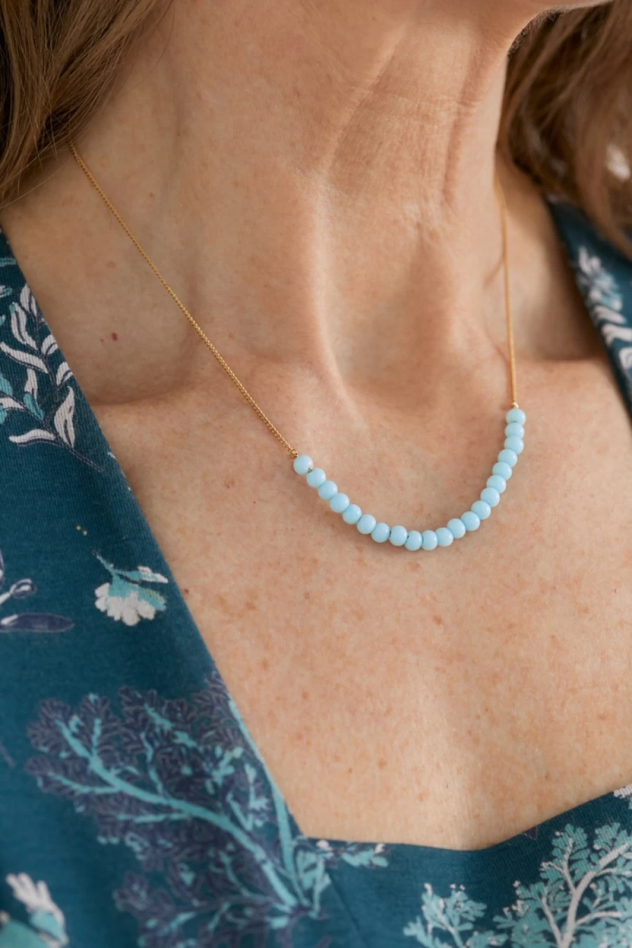 Seasalt Cornwall Women's Bird Cherry Necklace in Coast Mix - Elegant Floral Jewelry