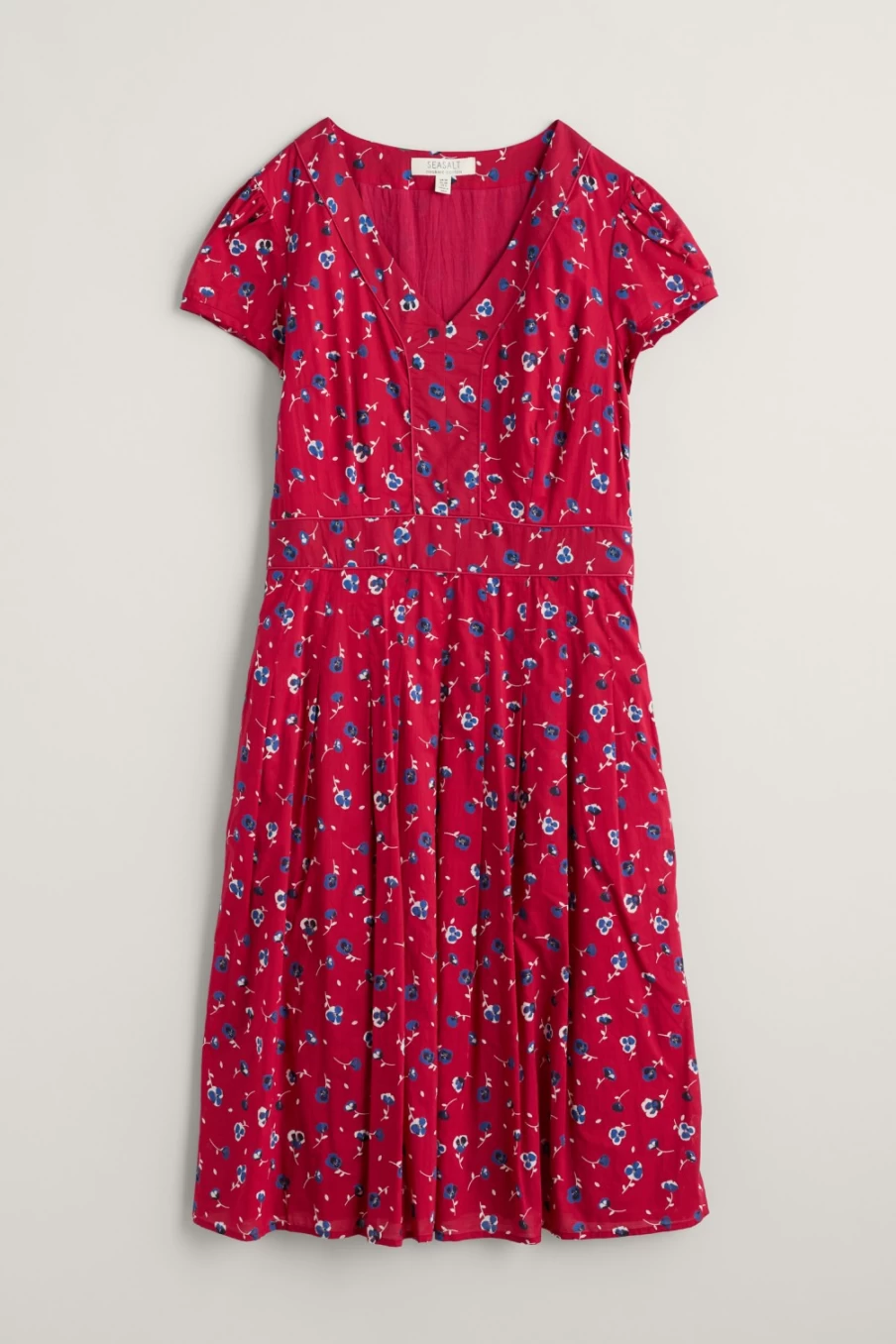 Seasalt Cornwall Women's Floral Villa Garden Tea Dress for Summer