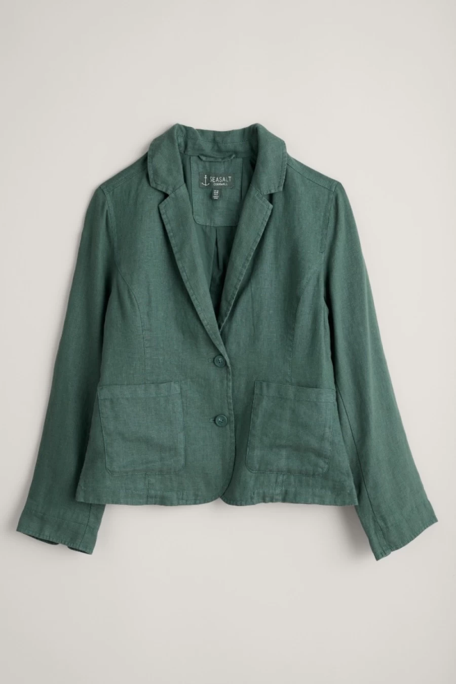 Seasalt Cornwall Women's Linen Blazer - Lightweight Summer Blinker Jacket