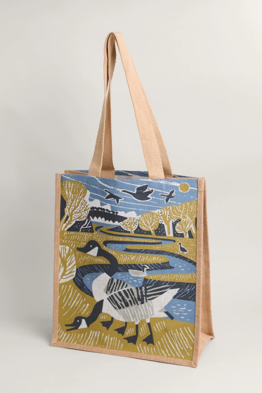 "Seasalt Cornwall Women's Jute Shopper Bag – Eco-Friendly Tote for Everyday Use"