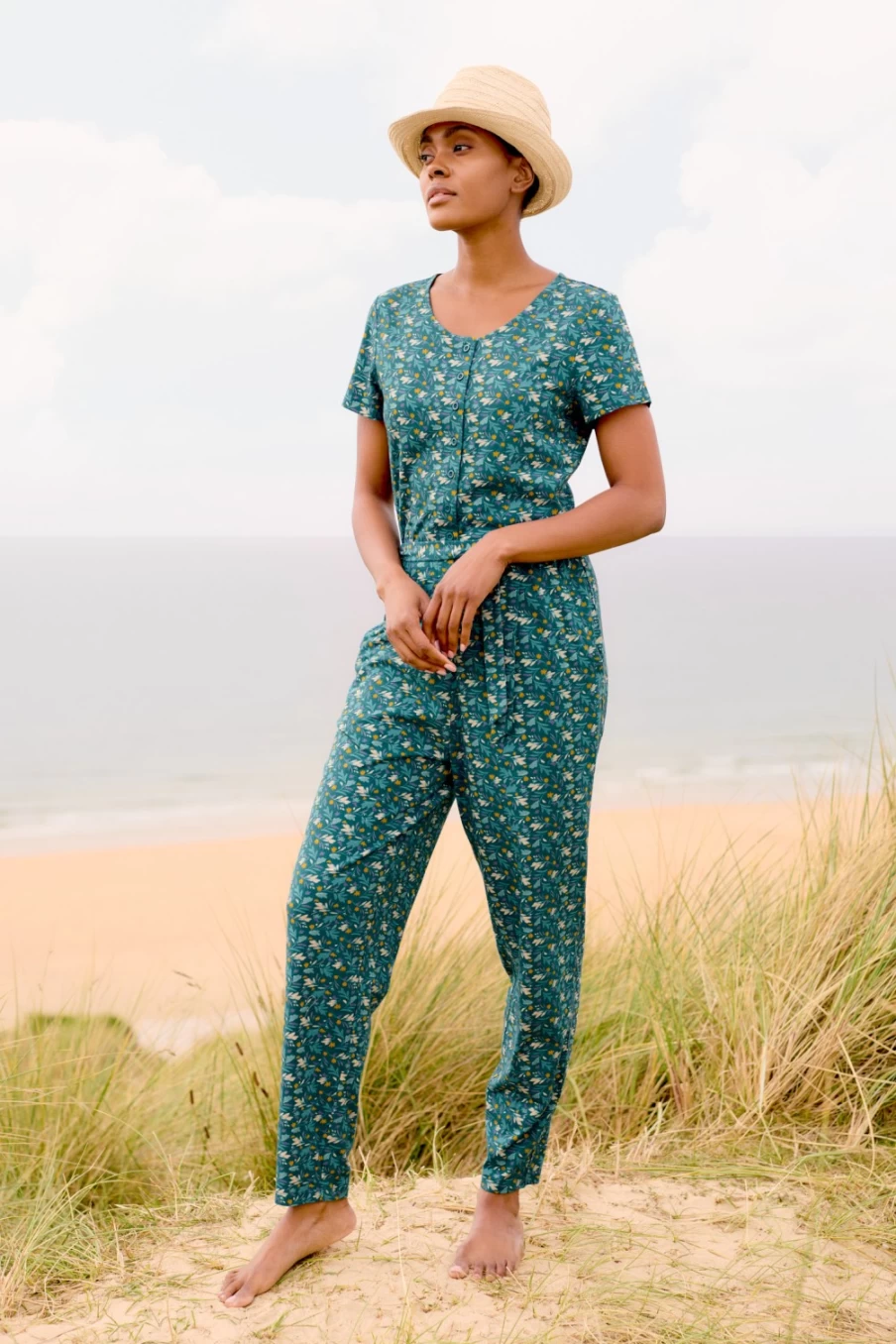 Seasalt Cornwall Women's Film Stock Jersey Jumpsuit - Comfortable Stylish Romper