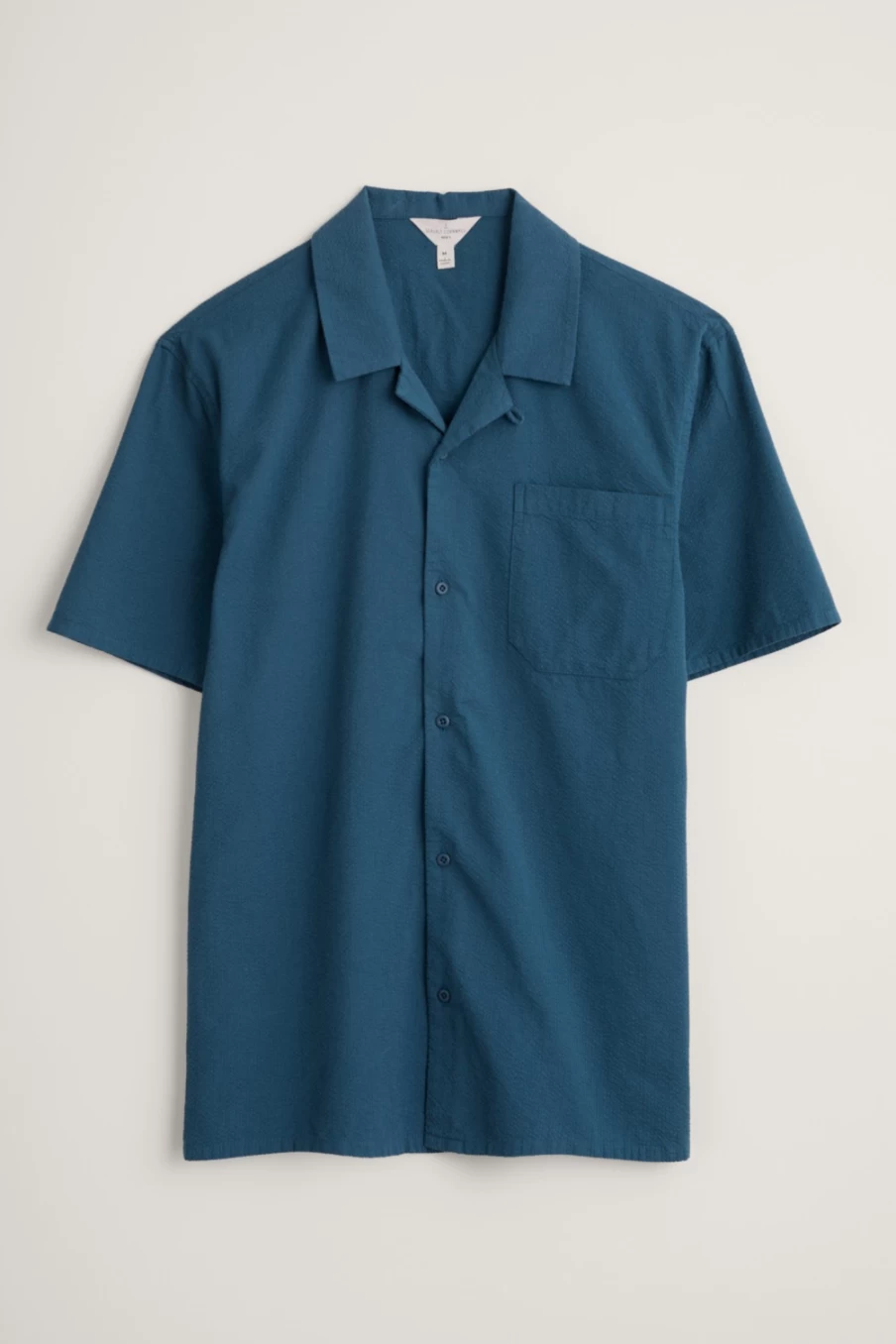 Men's Oil Paint Short Sleeve Seersucker Shirt by Seasalt Cornwall