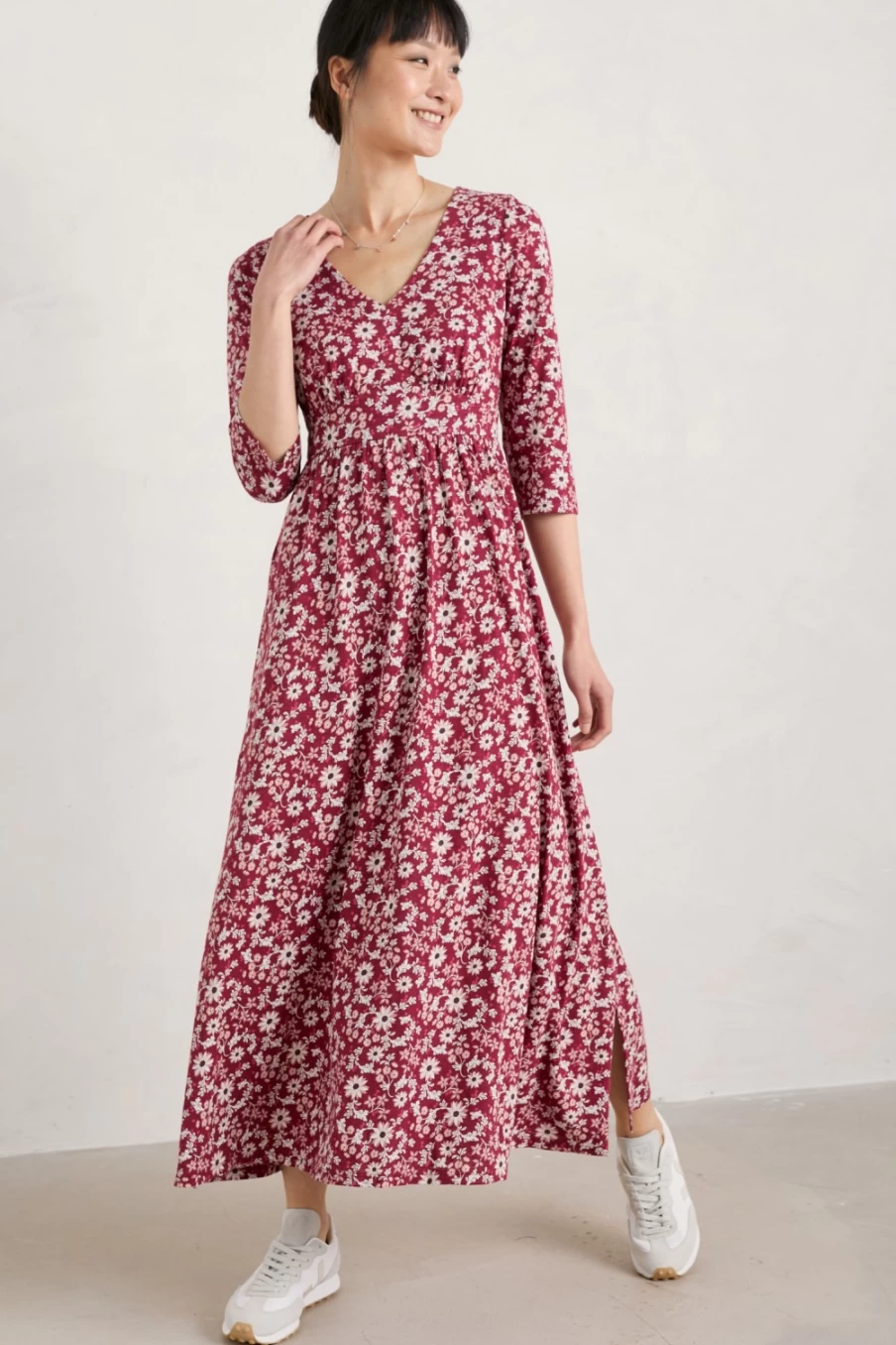 Seasalt Cornwall Women's Maggie Maxi Dress - Flowy Summer Beach Dress