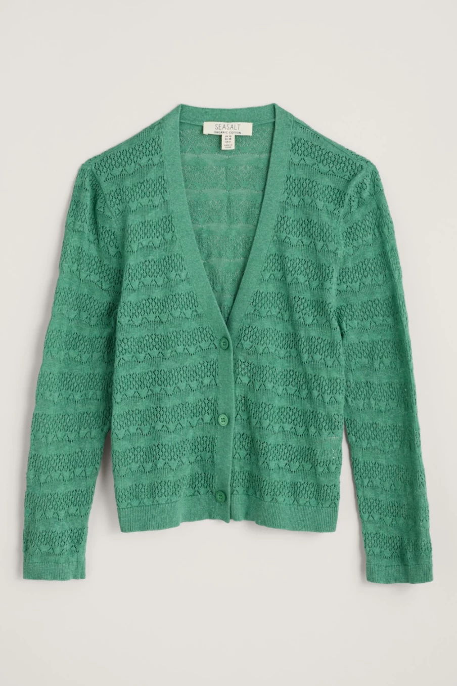 "Seasalt Cornwall Women's Sweet Day Cotton Cardigan – Soft Comfort Knitwear"